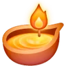 Lâmpada Diya Emoji 🪔 image - Samsung style
