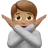 Person Gesturing No: Medium Skin Tone