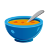 Bol avec cuillère Emoji 🥣 image - Emojidex style