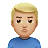 Man Pouting: Medium-Light Skin Tone