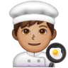 Man Cook: Medium Skin Tone Emoji 👨🏽‍🍳 image - Samsung style