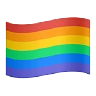Rainbow Flag Emoji 🏳️‍🌈 image - Apple style