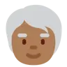 Older Person: Medium-Dark Skin Tone Emoji 🧓🏾 image - Twitter / X (Twemoji) style