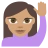 Person Raising Hand: Medium Skin Tone