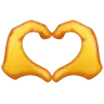 Emoji Mani A Cuore 🫶 image - WhatsApp style