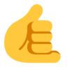 Zadzwoń do mnie Emoji 🤙 image - Microsoft Classic 2D style
