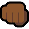 Oncoming Fist: Medium-Dark Skin Tone Emoji 👊🏾 image - Microsoft Windows 10 Segoe UI Emoji style