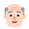Old Man: Light Skin Tone Emoji 👴🏻 image - Microsoft Classic 2D style