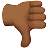 Thumbs Down: Medium-Dark Skin Tone