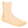 Foot: Light Skin Tone Emoji 🦶🏻 image - Google Noto Color style