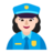 Woman Police Officer: Light Skin Tone