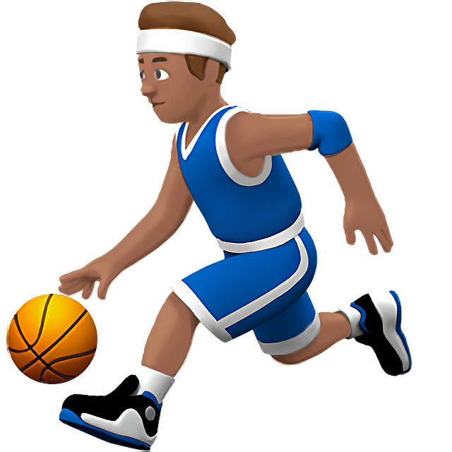 Man Bouncing Ball: Medium Skin Tone