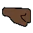 Right-Facing Fist: Dark Skin Tone