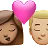 Kiss: Woman, Man, Medium Skin Tone, Medium-Light Skin Tone