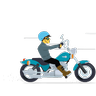 レーシングバイク Emoji 🏍 image - Skype style