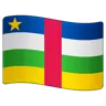 Flag: Central African Republic Emoji 🇨🇫 image - WhatsApp style