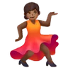 Woman Dancing: Medium-Dark Skin Tone Emoji 💃🏾 image - Samsung style