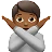 Person Gesturing No: Medium-Dark Skin Tone
