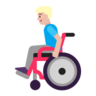 Man In Manual Wheelchair: Medium-Light Skin Tone Emoji 👨🏼‍🦽 image - Microsoft Classic 2D style
