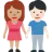 Woman And Man Holding Hands: Medium Skin Tone, Light Skin Tone