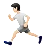 Person Running: Light Skin Tone