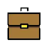 Briefcase Emoji 💼 image - OpenMoji style