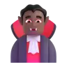 Man Vampire: Medium-Dark Skin Tone Emoji 🧛🏾‍♂️ image - Microsoft 3D Fluent style