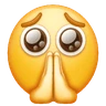 Visage avec des yeux suppliants Emoji 🥺 image - Huawei Harmony OS style