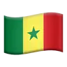 Flag: Senegal Emoji 🇸🇳 image - Apple style