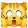 Müdes Katzengesicht Emoji 🙀 image - Samsung style