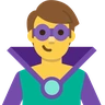 Man Supervillain Emoji 🦹‍♂️ image - Skype style