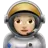 Woman Astronaut: Medium-Light Skin Tone