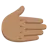 Rightwards Hand: Medium Skin Tone