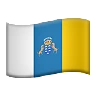 Flag: Canary Islands Emoji 🇮🇨 image - Apple style
