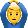Man Gesturing Ok Emoji 🙆‍♂️ image - Apple style