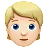 Person: Light Skin Tone, Blond Hair
