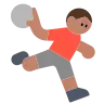 Man Playing Handball: Medium Skin Tone Emoji 🤾🏽‍♂️ image - Tossface style