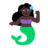 Mermaid: Dark Skin Tone