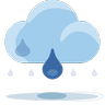 雨と雲 Emoji 🌧 image - Skype style