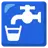 Símbolo de agua potable