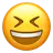 闭眼睛的笑脸