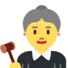 Woman Judge Emoji 👩‍⚖️ image - Twitter / X (Twemoji) style