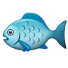 Fish Emoji 🐟 image - WhatsApp style