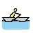 Man Rowing Boat