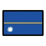 Flag: Nauru Emoji 🇳🇷 image - OpenMoji style