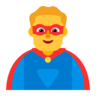 Man Superhero Emoji 🦸‍♂️ image - Microsoft Classic 2D style