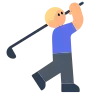 Man Golfing: Medium-Light Skin Tone Emoji 🏌🏼‍♂️ image - Tossface style