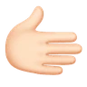 Rightwards Hand: Light Skin Tone Emoji 🫱🏻 image - Huawei Harmony OS style