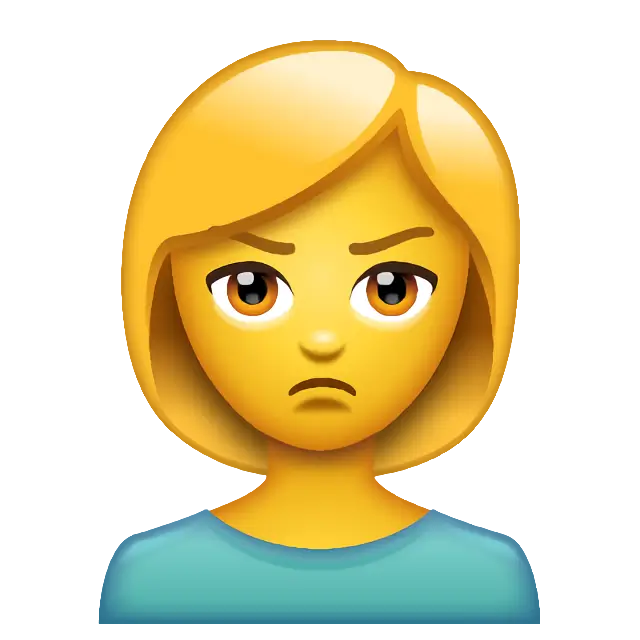 Person Pouting