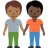 People Holding Hands: Medium-Dark Skin Tone, Dark Skin Tone